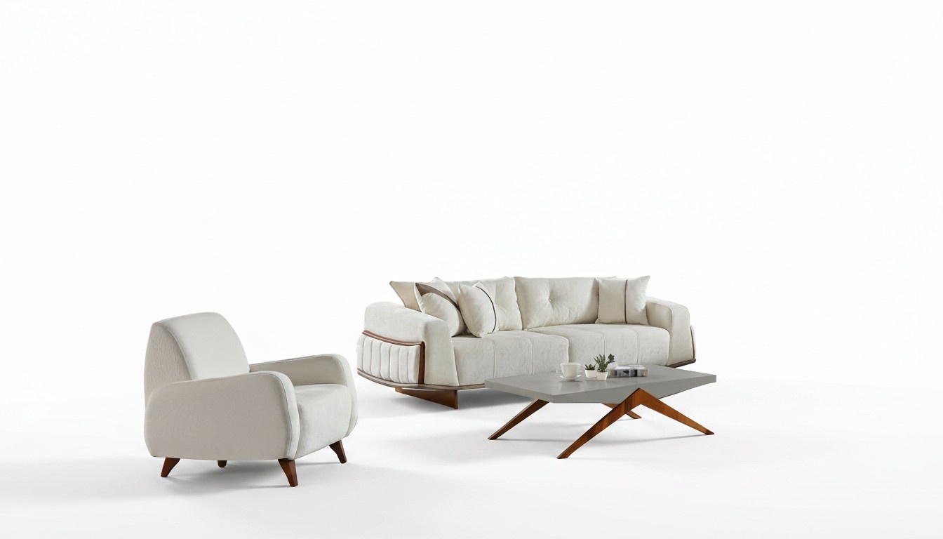 Sofa set living landscape sofa set armchair living room furniture upholstered furniture