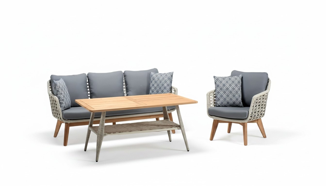 Sofa set rattan furniture garden furniture terrace set lounge balcony outdoor 3-piece.