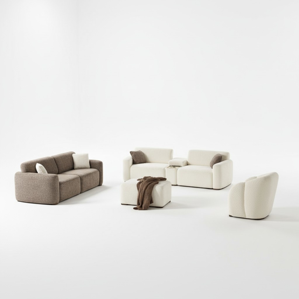 Sofa Set Sofa Suite Relax Lounge Upholstered Seating Group Sofa Couch 3-piece