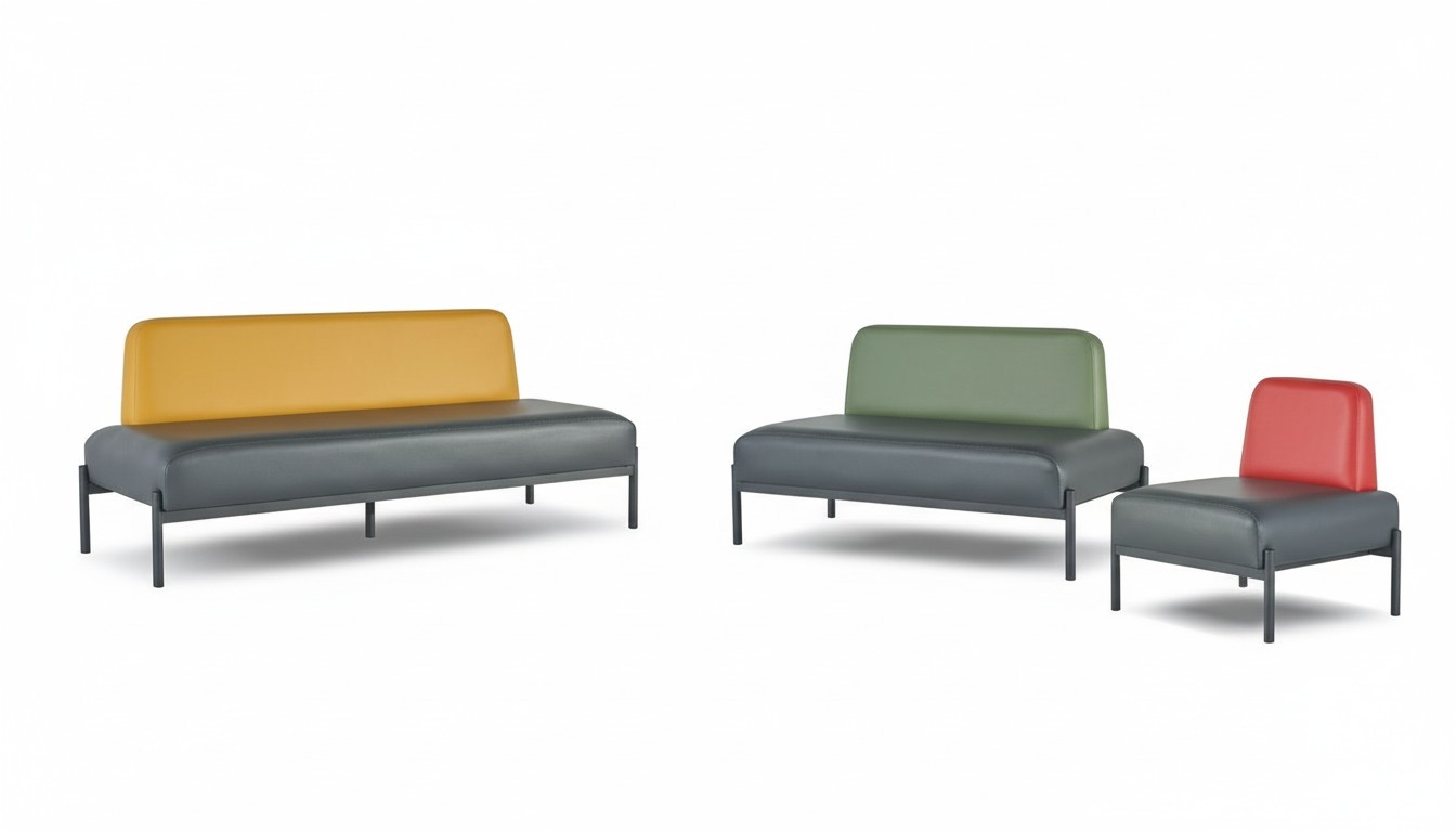 Sofa Set Sofa Sets 3-Seater 2-Seater Armchair Black Yellow Green Red