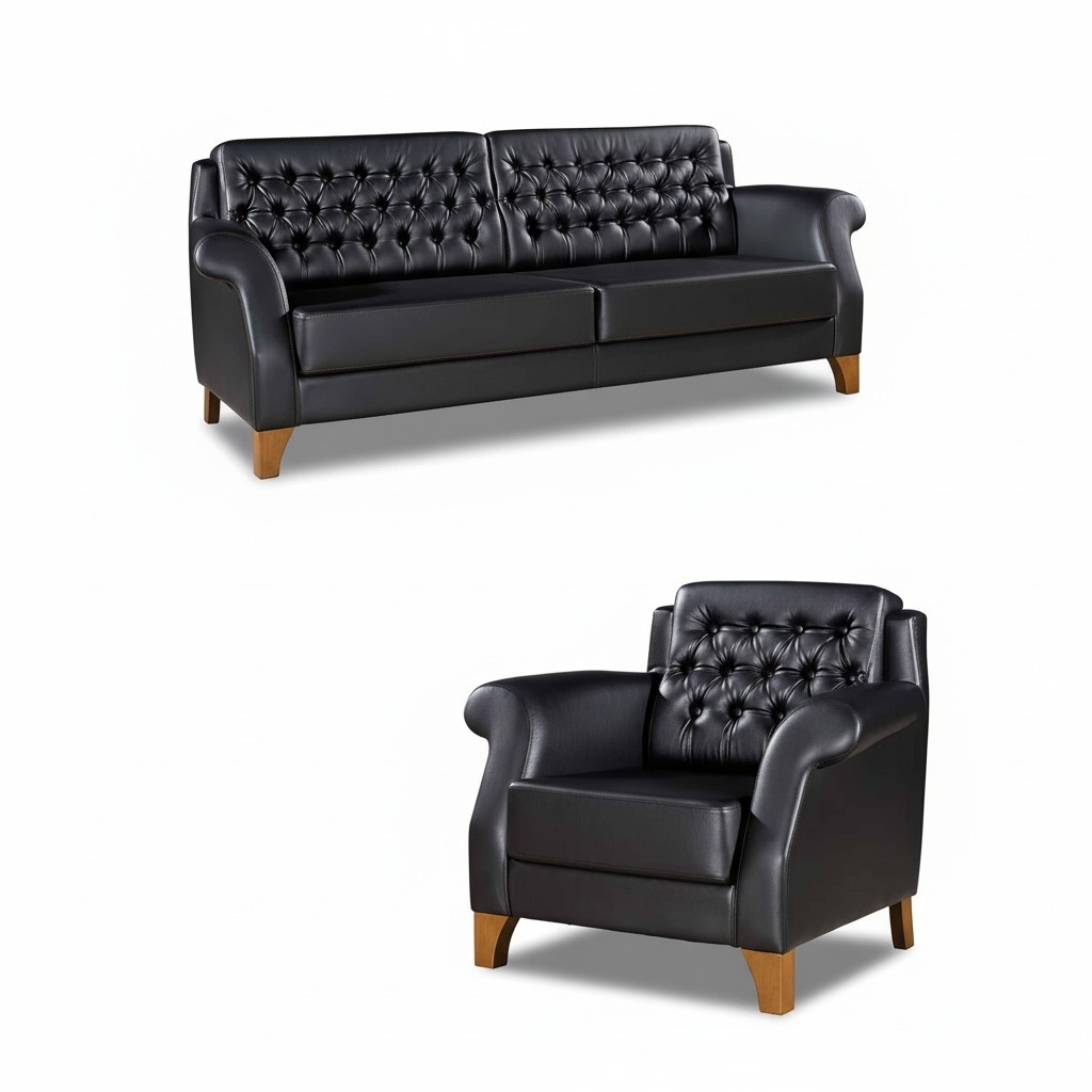 Sofa set upholstery group seating ensemble couch set group seating combination 3+1