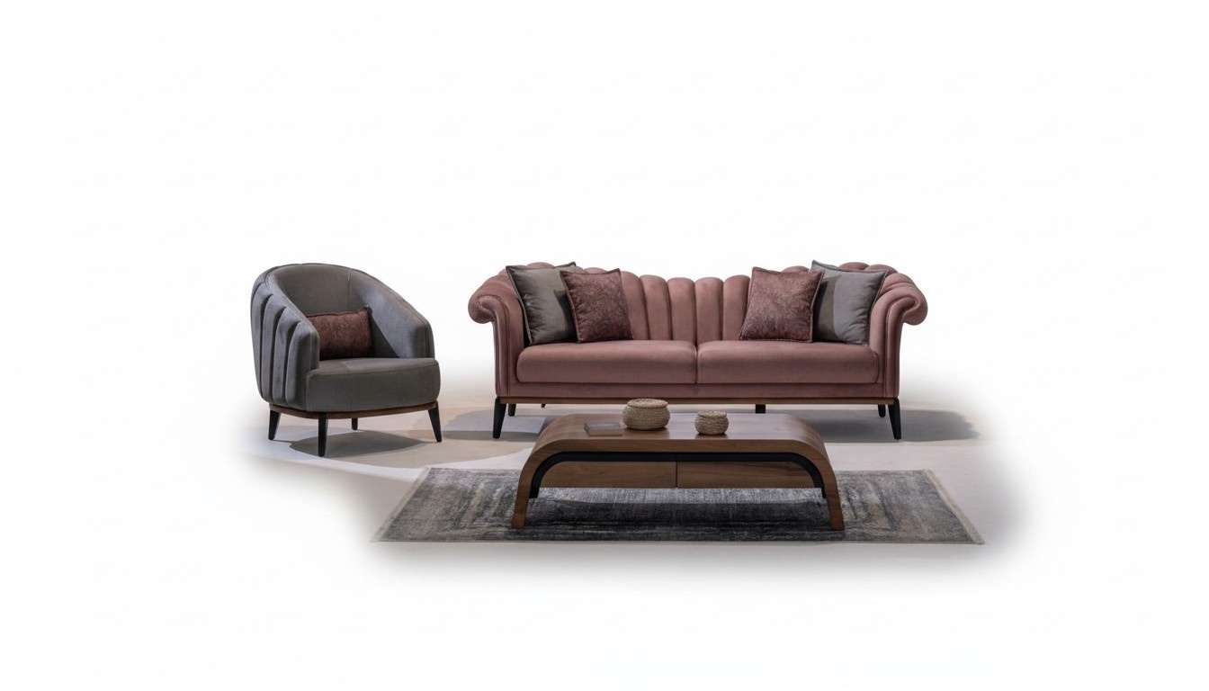 Sofa Set 3+1+1 Seater Set Design Sofa Upholstery Couches Couch Modern Set