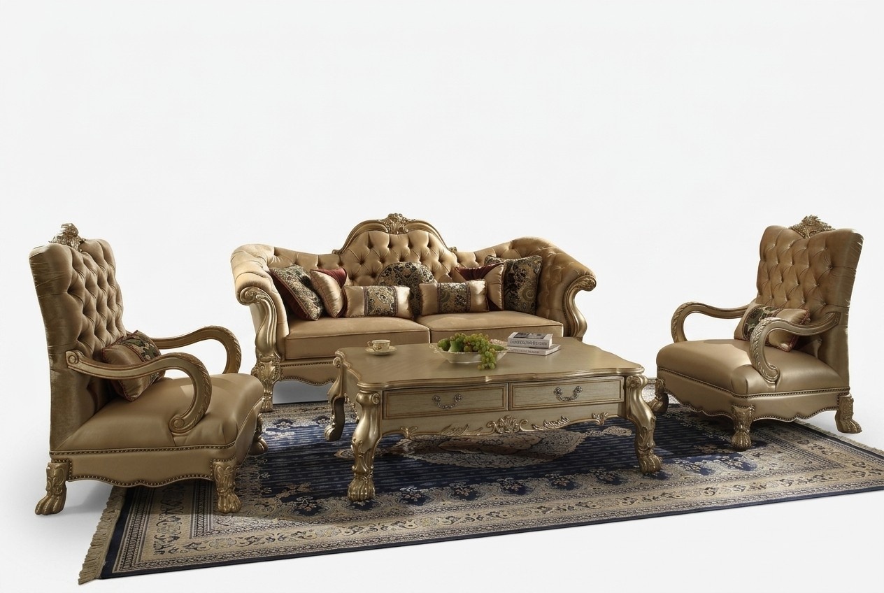 Sofa Set 3+1 Seater Classic Living Landscape Sofas Couches Upholstery Group
