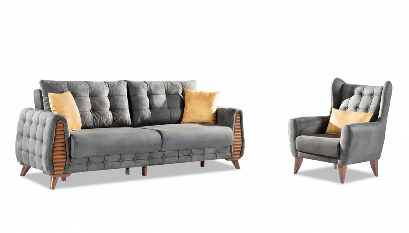 Sofa set 3+1 seater design sofa upholstered couches modern luxury new