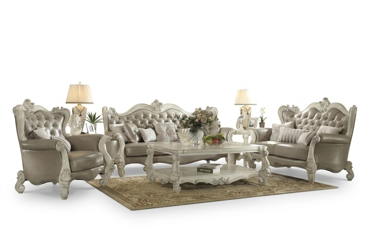 Sofa Set 3+1 Seater Sofa Couch Upholstery Set Couches Group Chesterfield