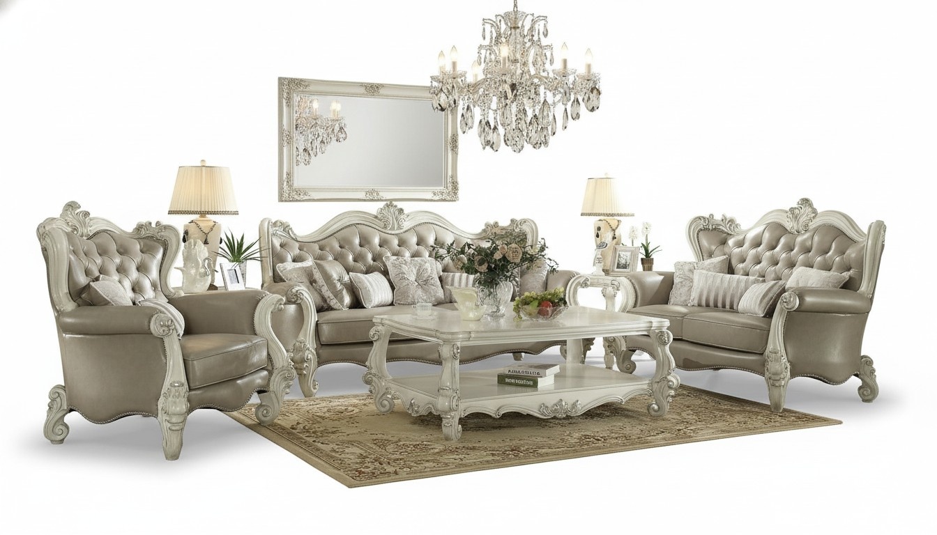 Sofa set 3 + 2 + 1 seater classic living area sofas couches upholstery new