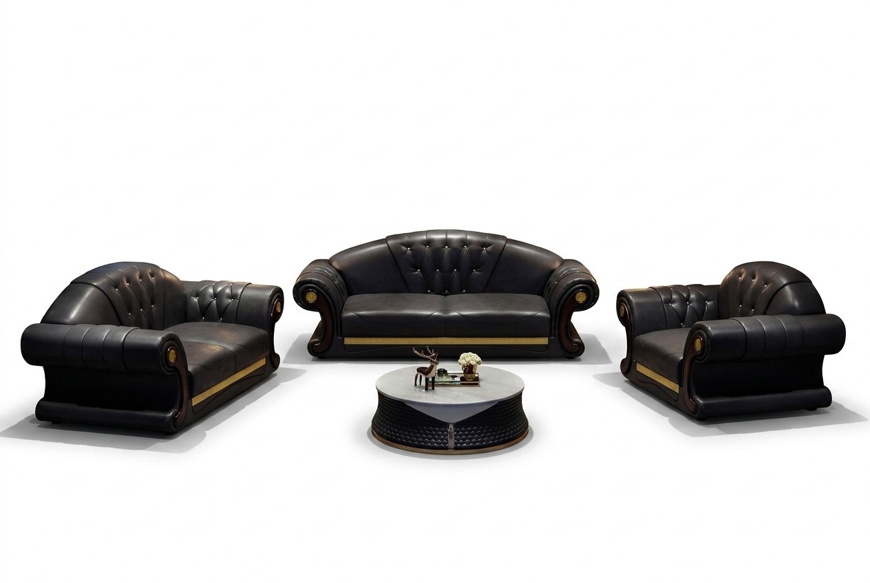 Sofa set 3+2+1 seater living landscape upholstery sofa couch set sofas leather