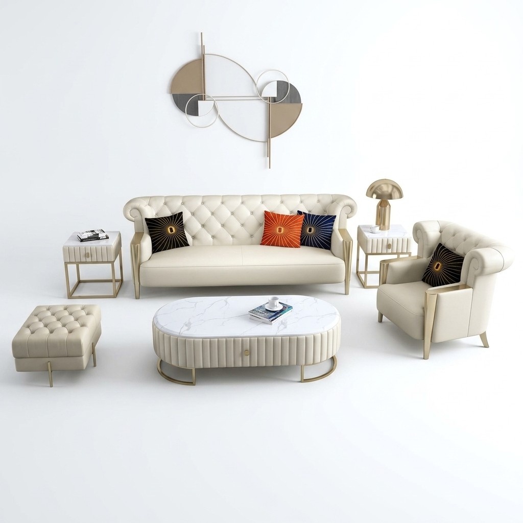Sofa set 321 seater set upholstery couch sofa sofas chesterfield