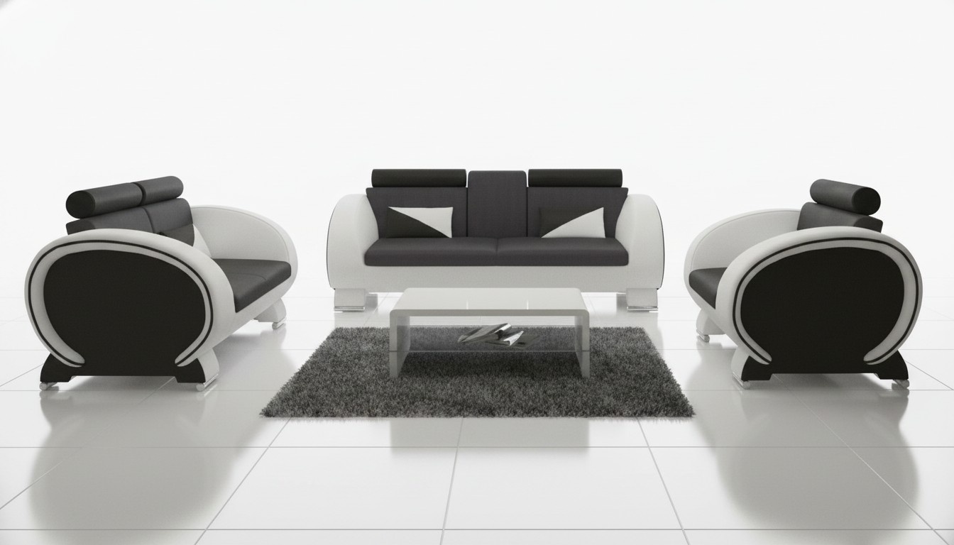 Sofa set 3+2+1 textile fabric design sofa USB living landscape upholstered set