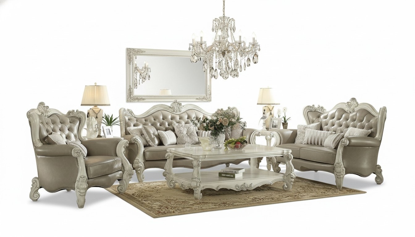 Sofa Set 3+2 Seater Set Design Sofa Upholstery Couches Couch Luxury chesterfield