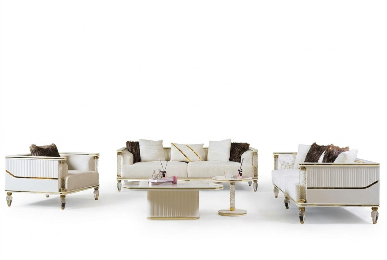 Sofa Set 3+3+1 Seater Armchair Set Modern Relax Armchair Furniture New
