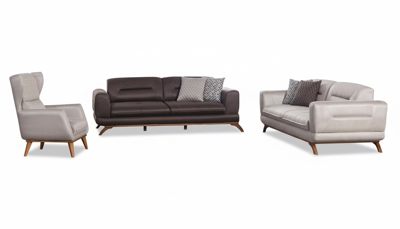 Sofa set 3+3+1 seat luxury sofa set armchair NEW 3-piece