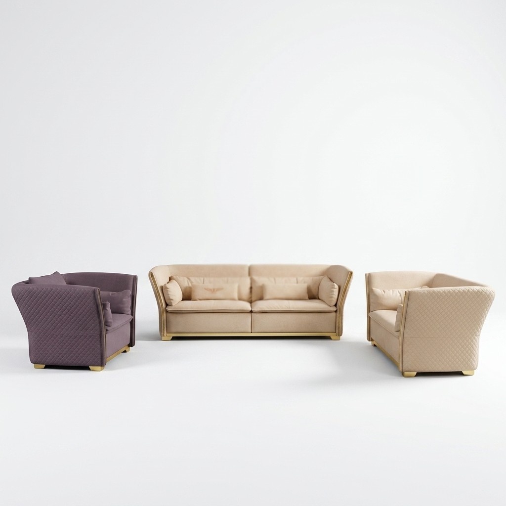 Sofa set couch set 3 + 2 + 1 designer sofa coffee table Italy luxury furniture