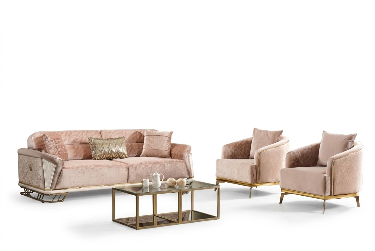 Sofa set couch upholstery furniture seating set 3+1+1 couches sofas living room