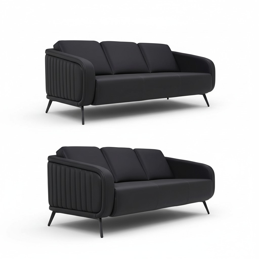 Sofa set couch upholstery modern 3+3 seating design sofas upholstered leather