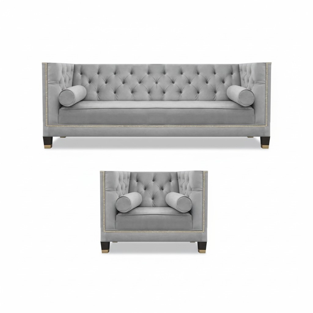 Sofa set luxury set living room sofa couch three-seater designer armchair