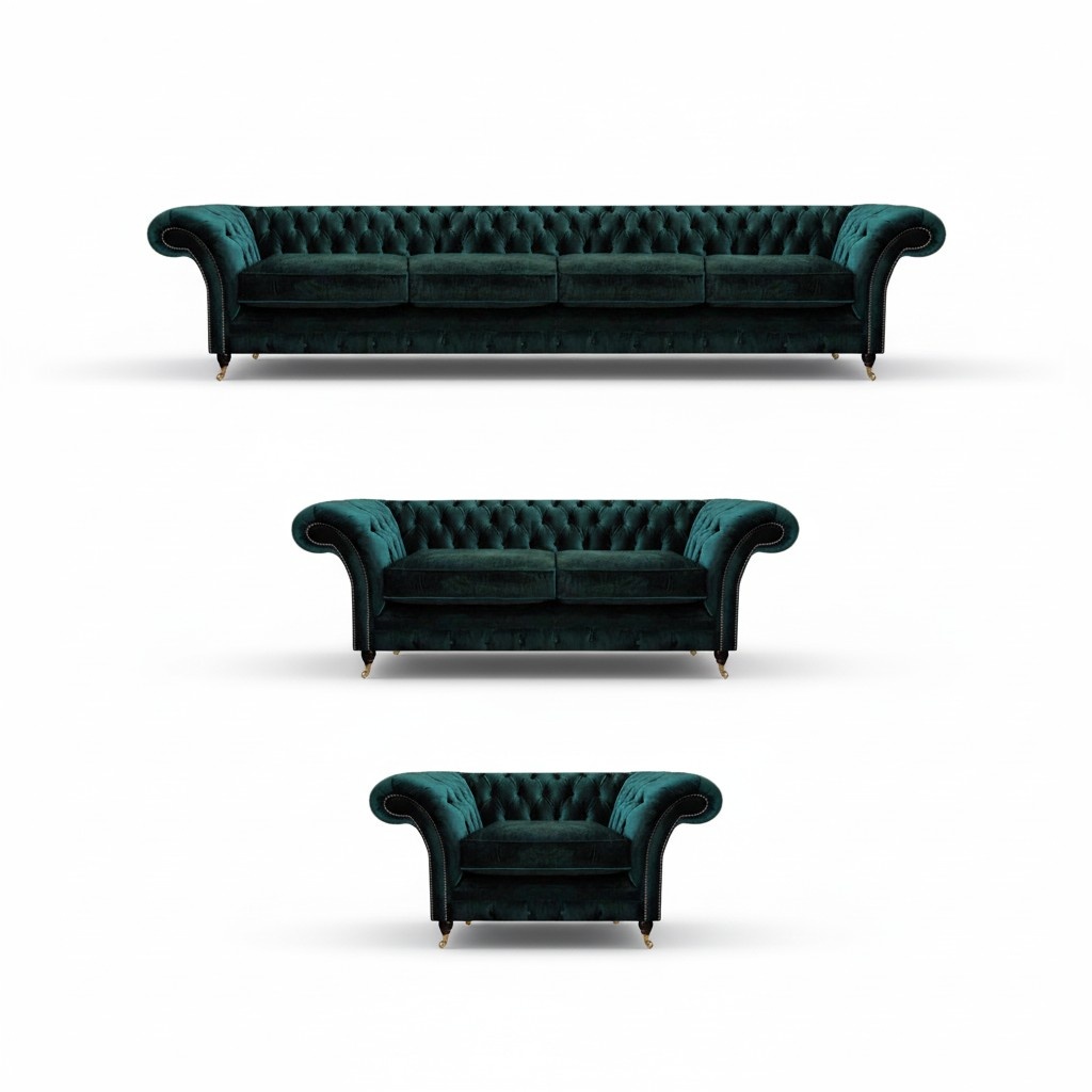 Sofa set luxury textile complete sofas living room armchairs new couches