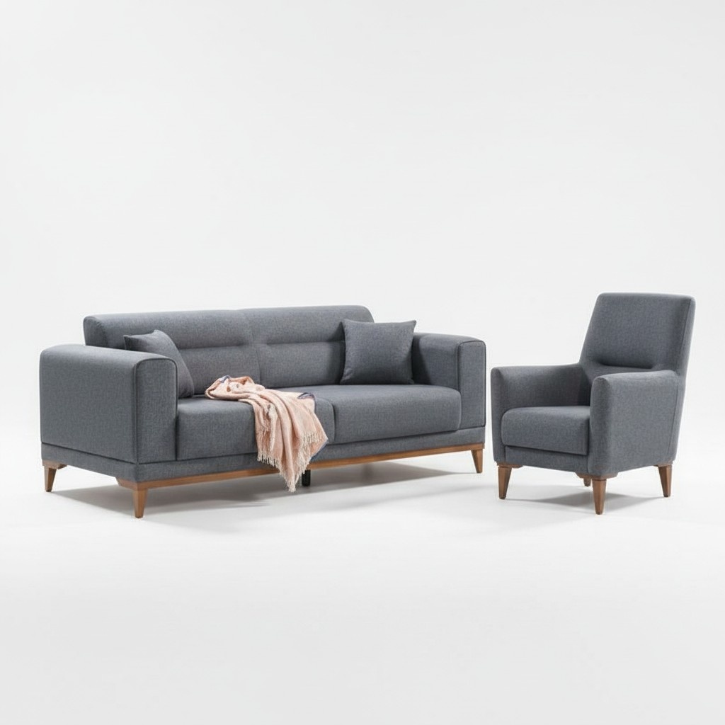 Sofa set seating furniture couch upholstery set seating set landscape 3+1 seater