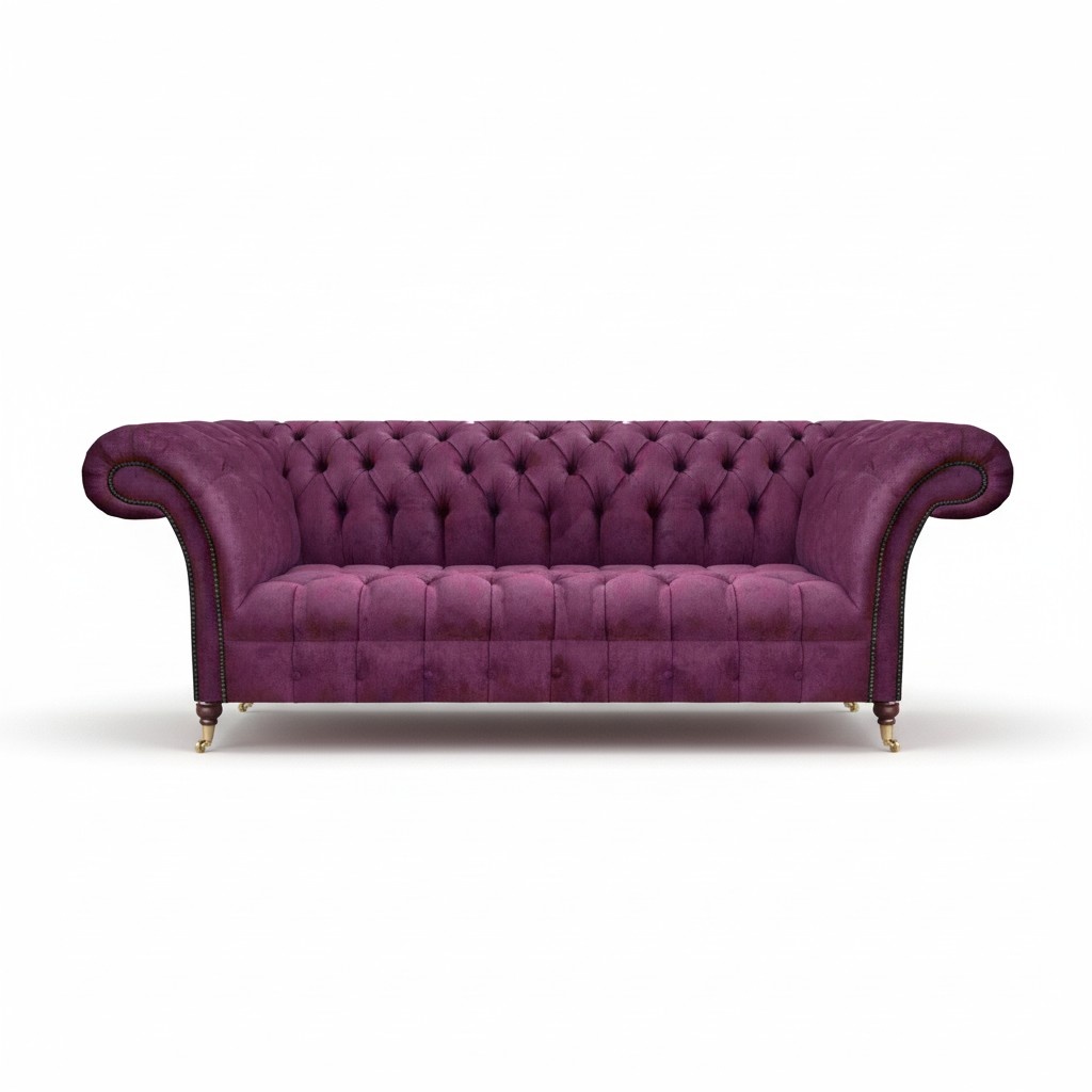 Sofa three-seater couch living room luxury upholstered furniture sofas Chesterfield furniture