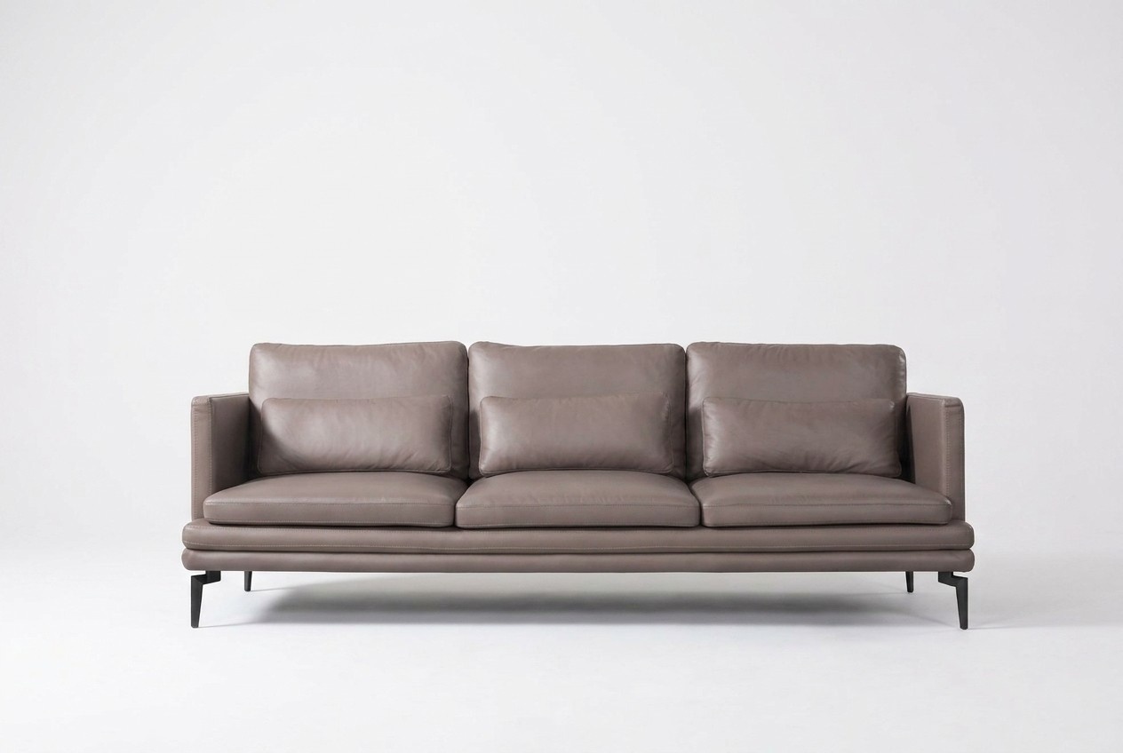 Sofa Three Seater Couch Upholstery Design Seat Room Furniture Modern Leather 3 Seater Sofas