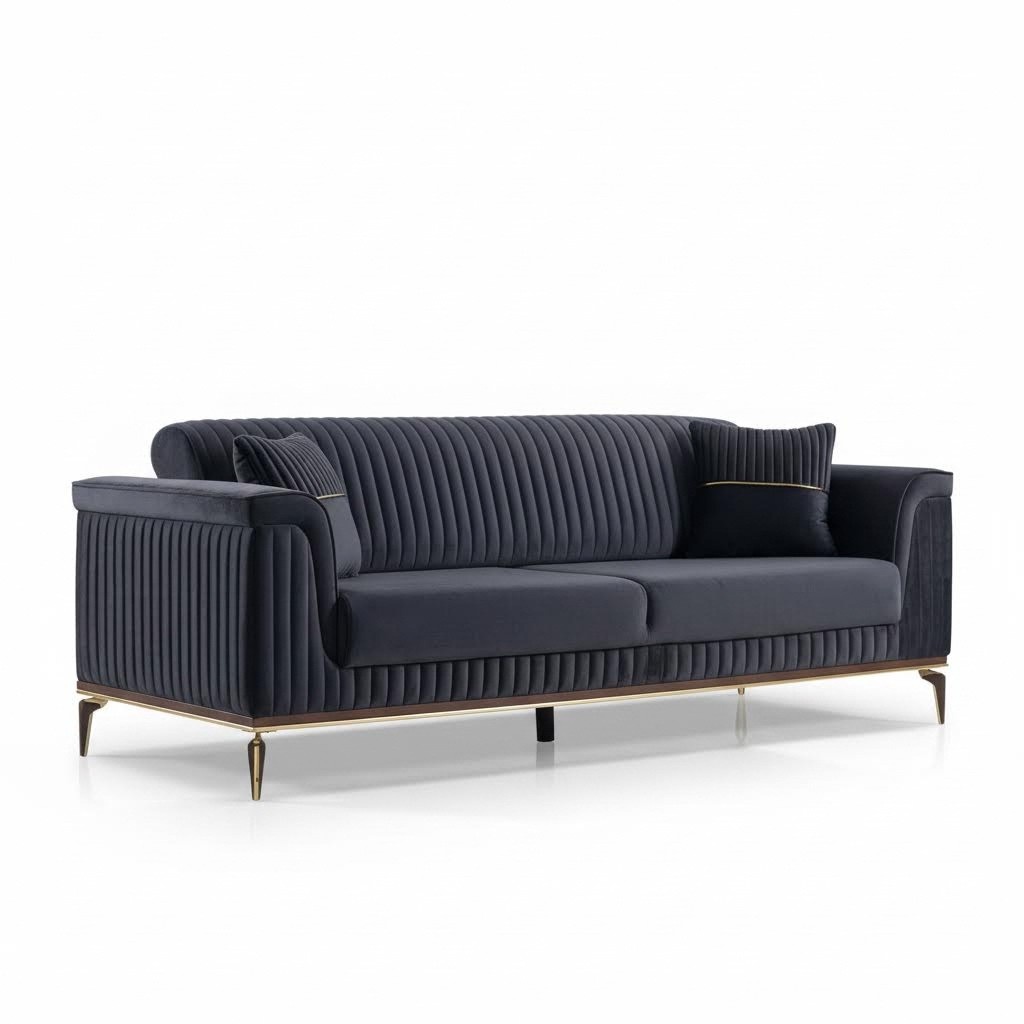 Sofa three-seater upholstered couch seating furniture upholstered furniture
