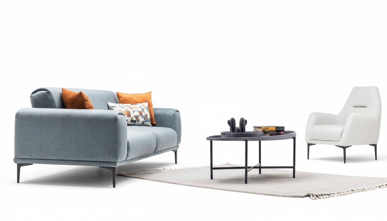 Sofa set couch upholstery set furniture living room 3+1 seat sofa