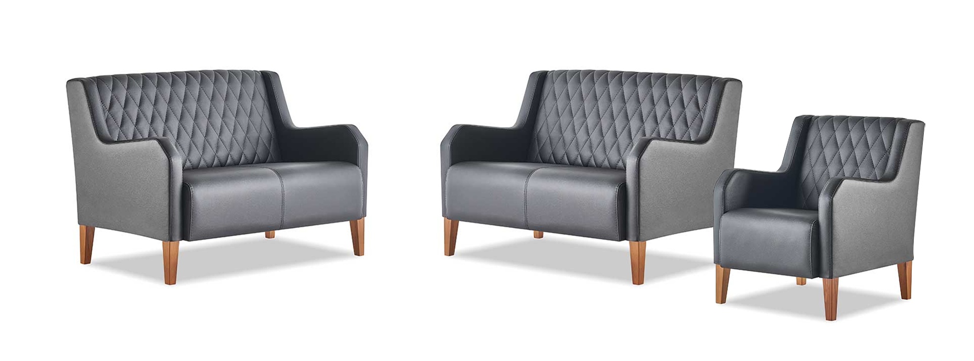 Sofas 2-seater armchair black leather sofas modern leather couch armchair