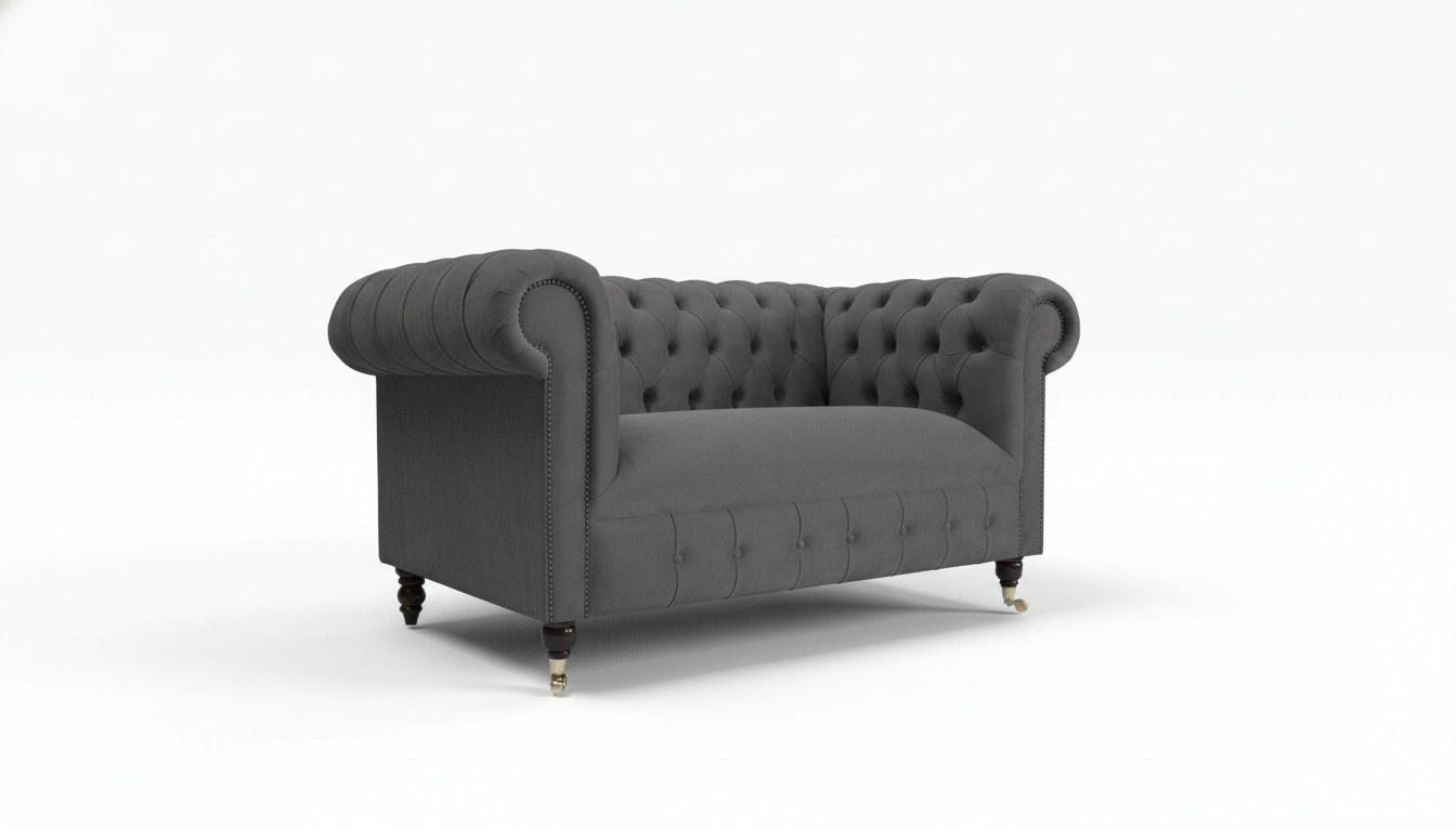Sofas 2 seater couch upholstery sofa fabric Chesterfield couch set gray new