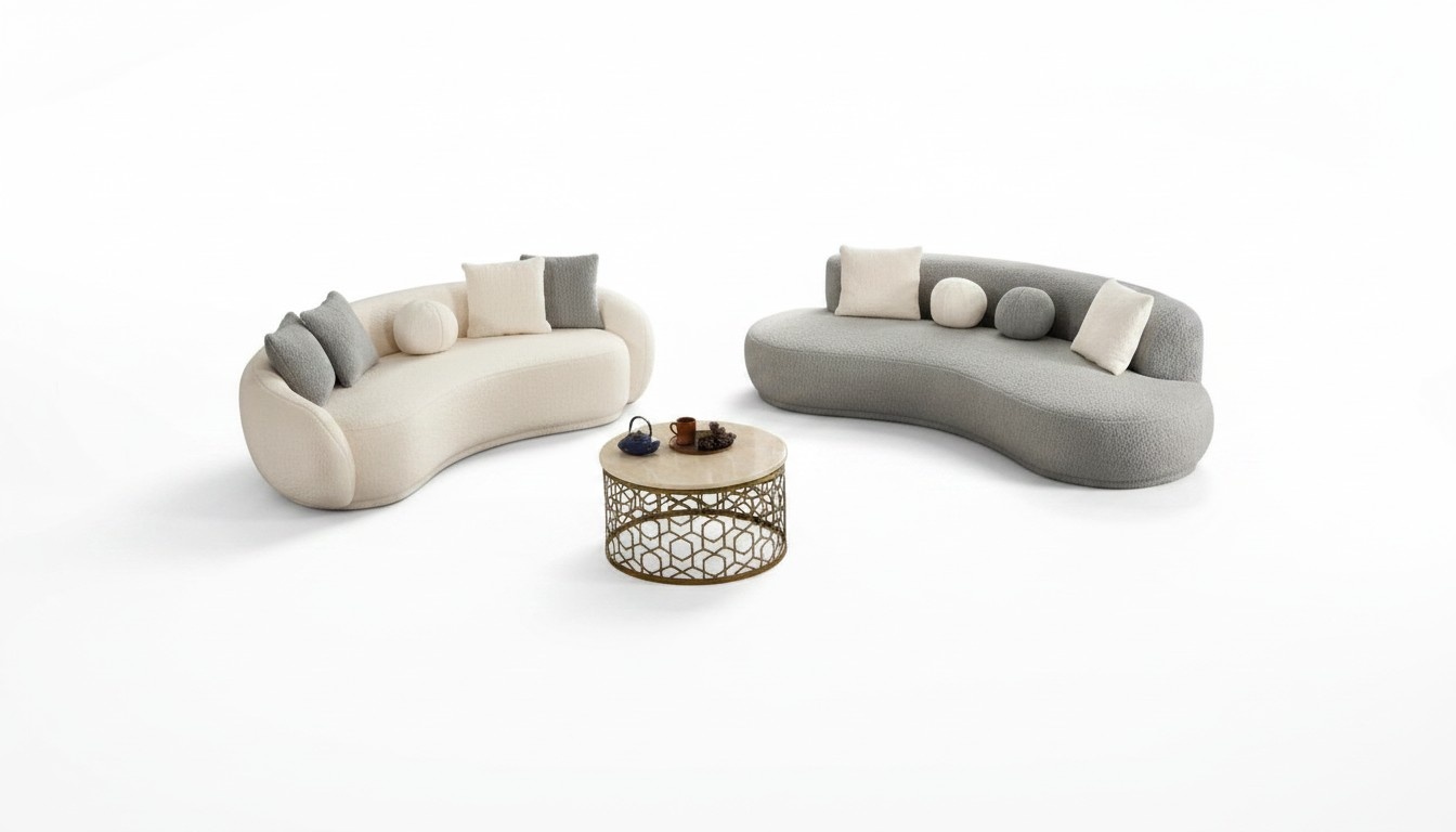 Sofas 4+3 Sofa set Relax set couches living room set 2-piece