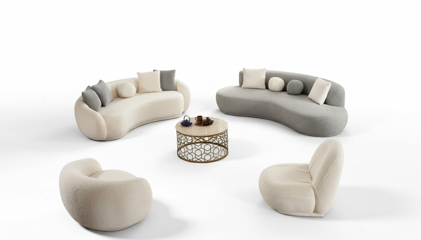 Sofas 4-seater complete sofa 3-seater armchair living room set relaxation set