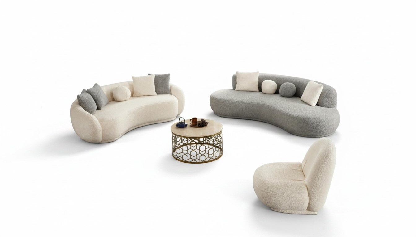 Sofas 4-seater relaxation set complete sofa 3-seater couches living room set