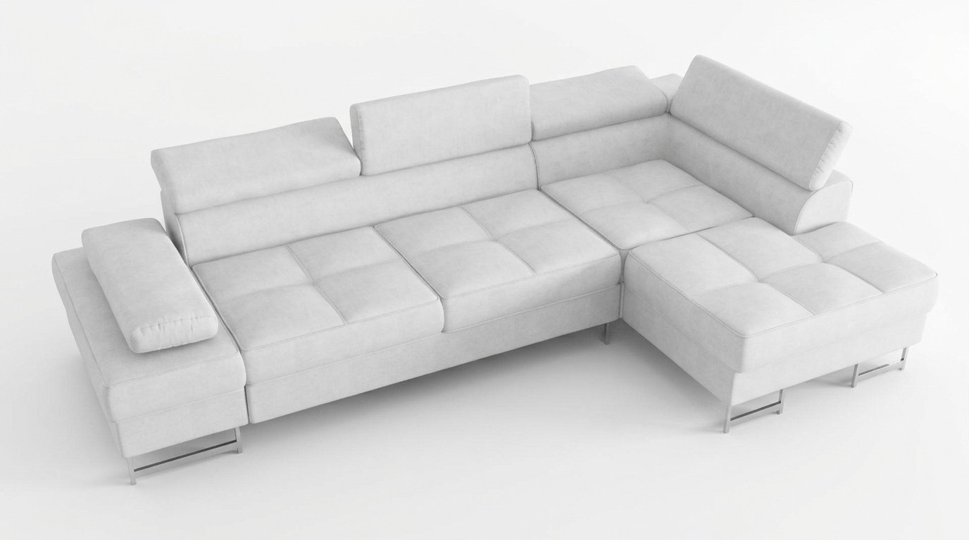 Sofas L shape sofa couch upholstery living area design corner sofa textile leather new