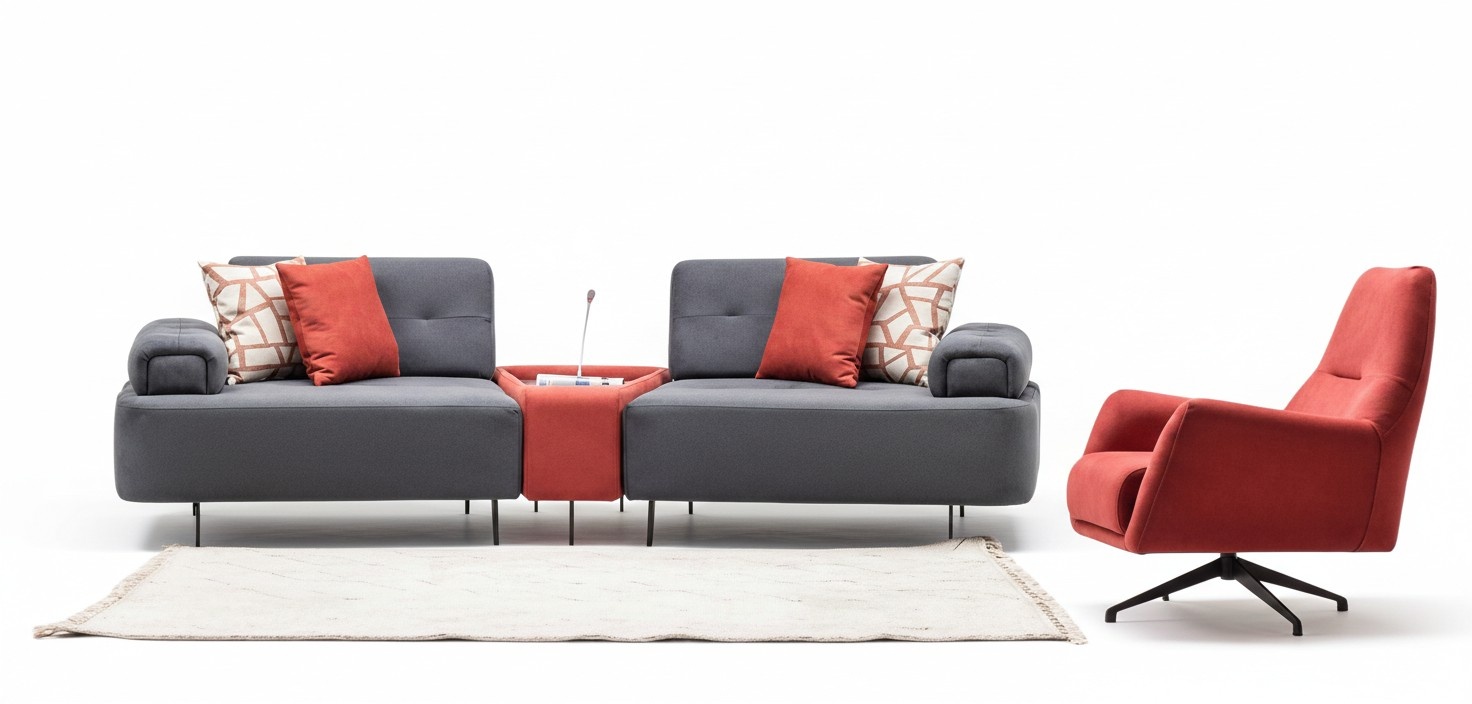 Sofaset Sofa Set Seating Group Couch Set Upholstery Set Sofa Ensemble Lounge 3+1