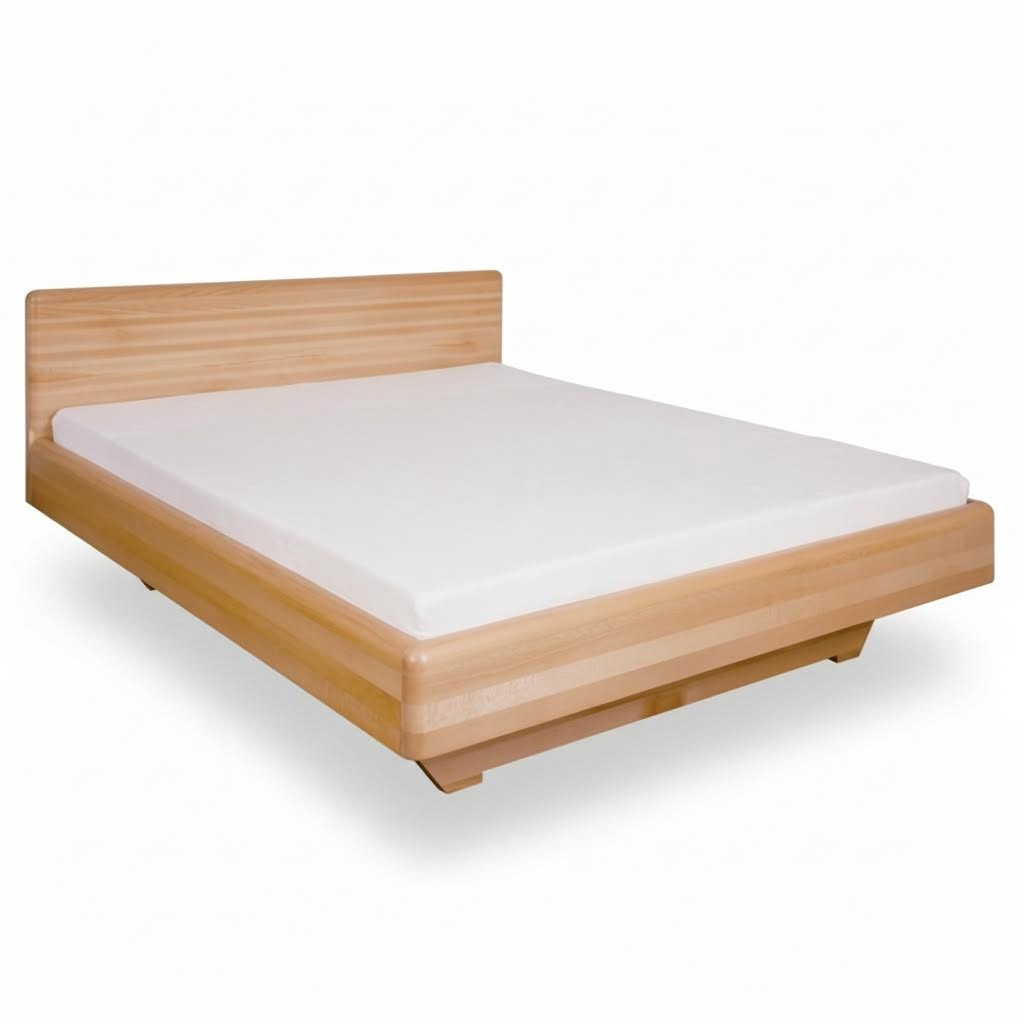 Solid wood bed 180x200 double bed solid beech real wood beds Solid wood bed