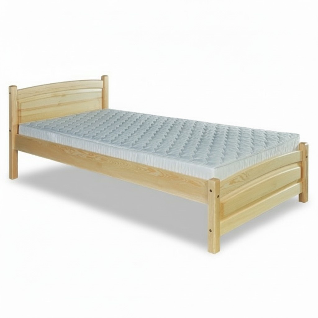 Solid wood bed pine wood bed frame 100x200 solid wood guest bed handcrafted new
