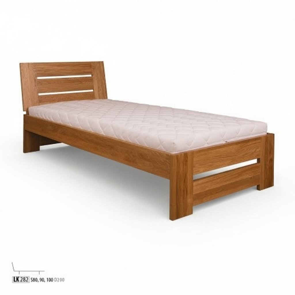 Real wood beds wooden bed double bed 100x200 cm new real wood bed upholstered bed new