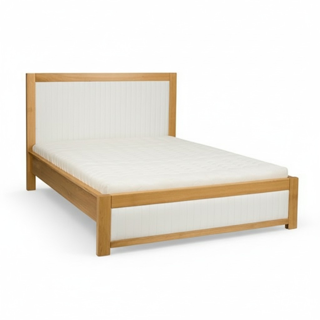 Real wood beds wooden bed double bed upholstered bed handmade real wood bed New