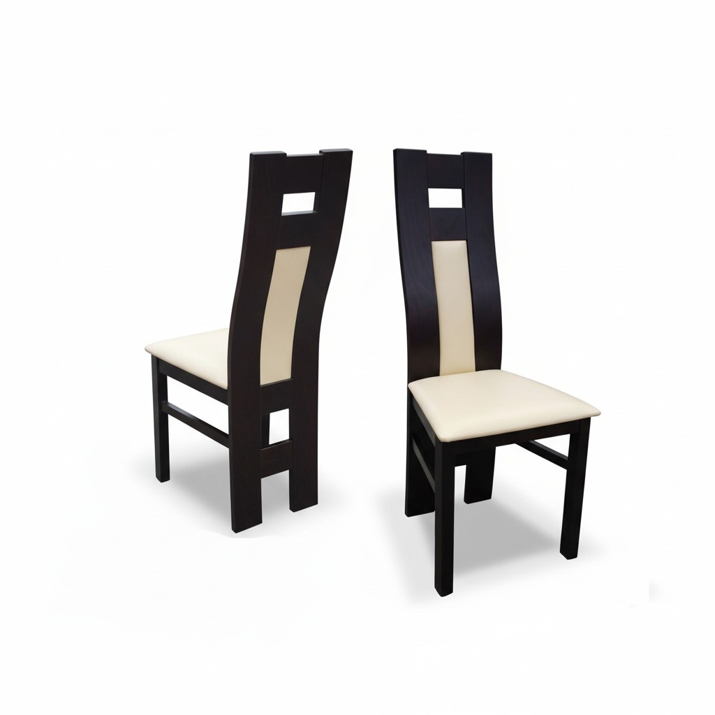 MASSIVE WOOD CHAIR DINING ROOM CHAIR DESIGNER LEATHER CHAIR CHAIRS DINING ROOM CHAIRS K41B