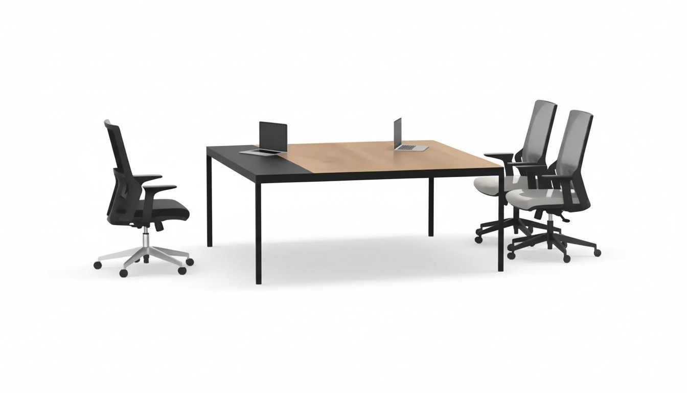 Solid Wood Office Desk Workroom Furniture Real Wood Furniture