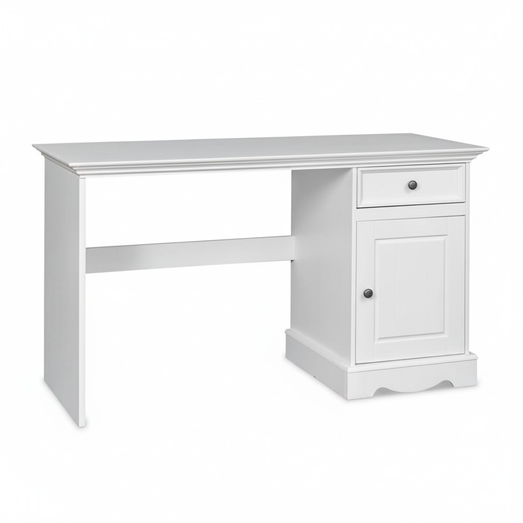 Real Wood Desk Wood Office Desks Furniture Table Office Computer Country House