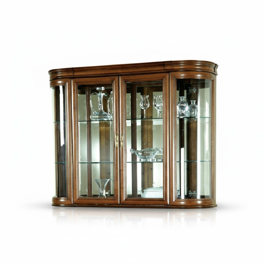 Real wood display cabinet wall cabinet classic designer mirror - Z-W3