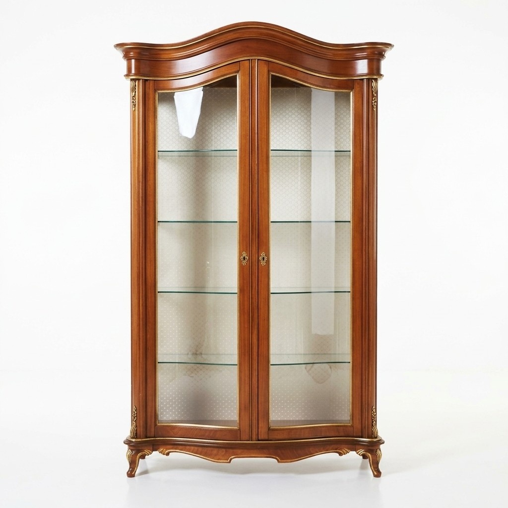 Solid Wood Display Cabinets Glass Cabinet Real Wood Display Cabinet Living Room Furniture Sideboard