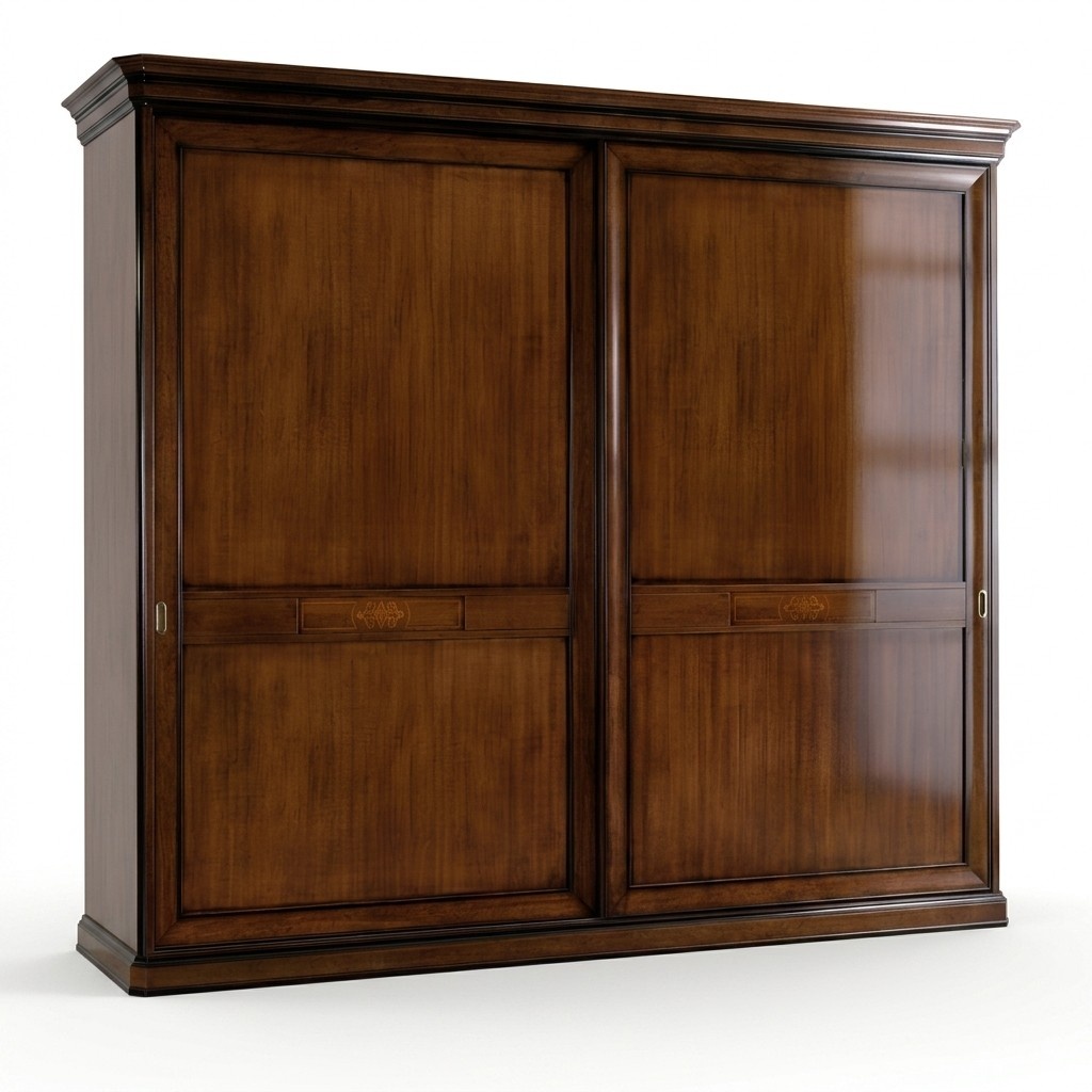 Real wood wardrobe wooden wardrobe closet solid bedroom furniture Italy