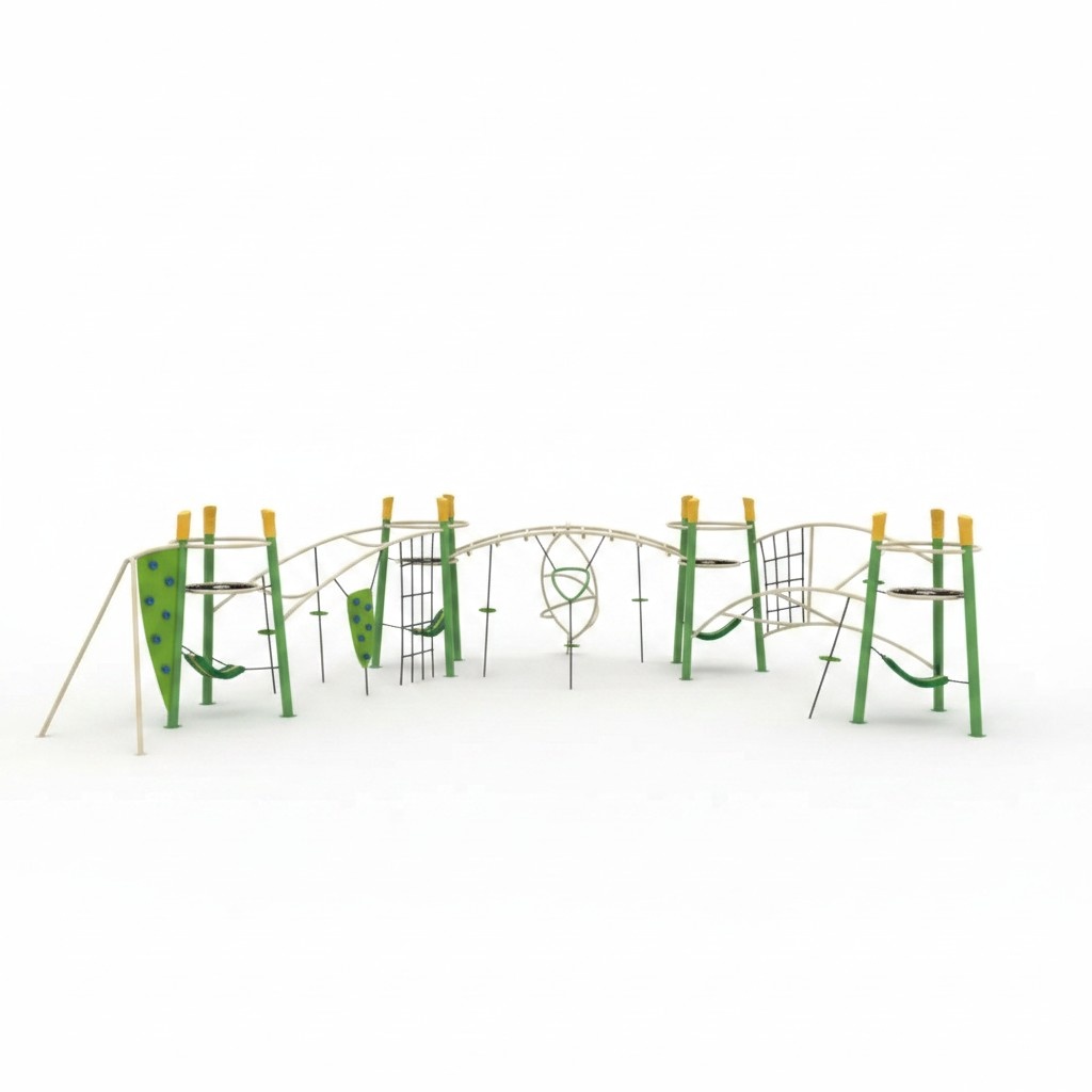 Sports ground for children Climbing garden Outdoor plastic play tower