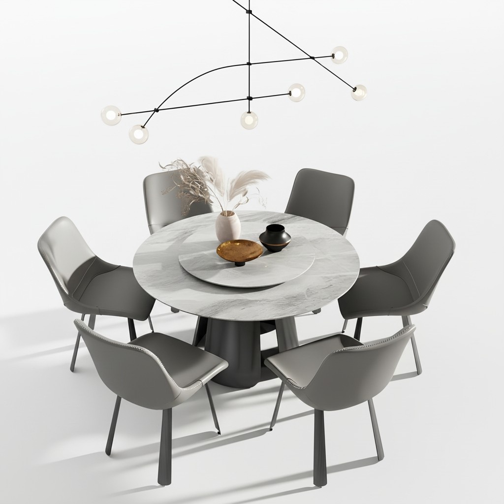 Round table kitchen tables design wood dining room dining table conference office