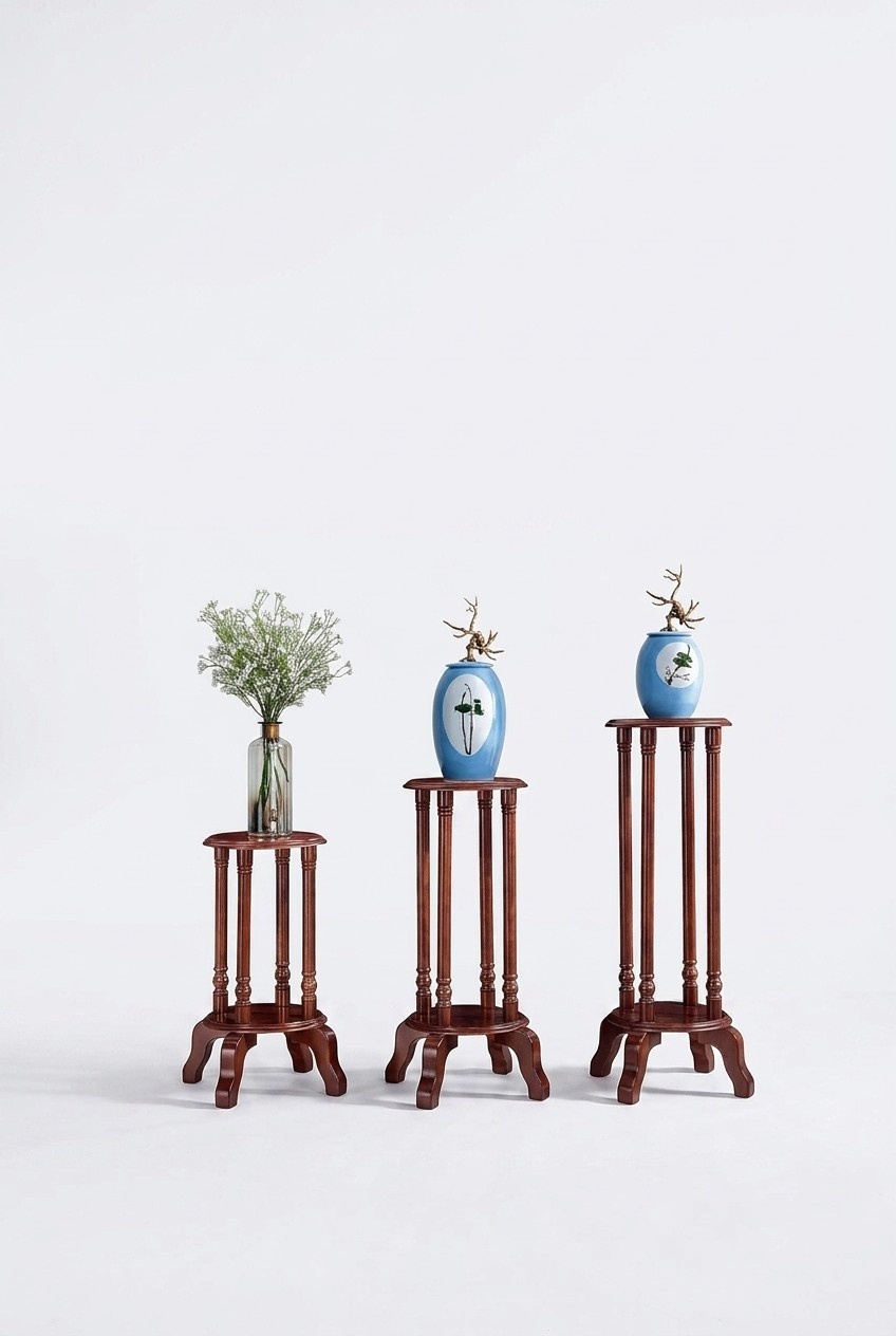 Stand Flower Stand Shelf Wood Flowerpot Stand Furniture Accessories
