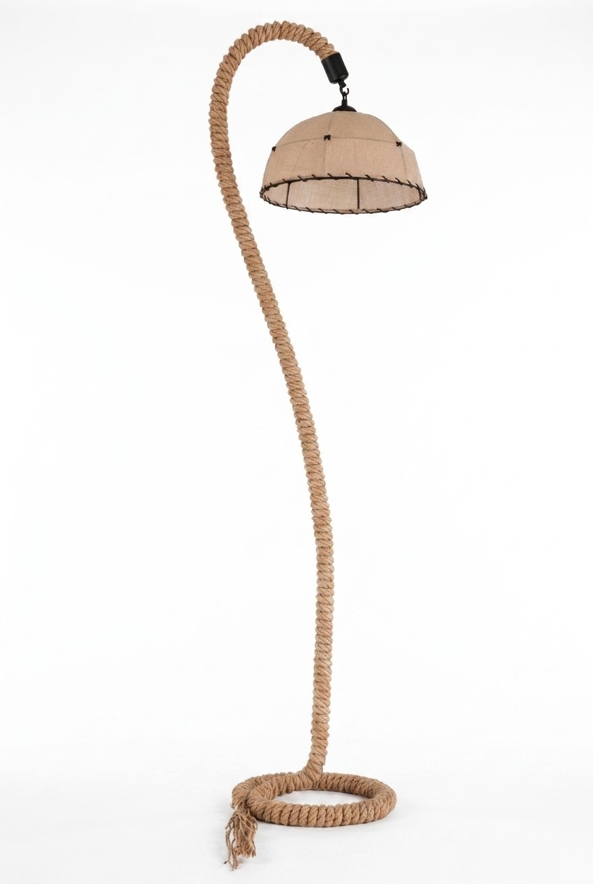 Floor lamp floor lamp stand luxury lights lamps lamp beige rope new