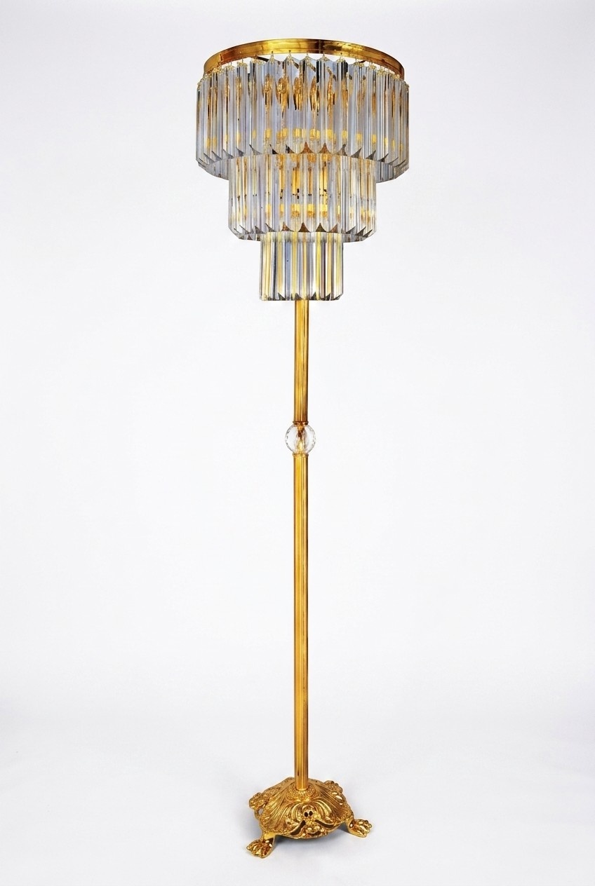 Floor Lamp Lights Gold Furniture Lamp Standing Living Room Modern