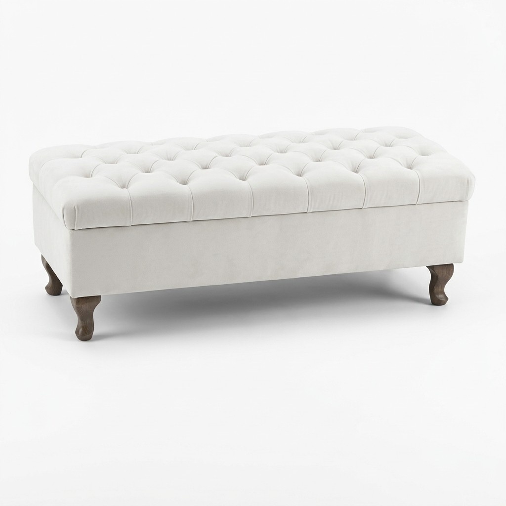 Stool Chaise lounge Footstool Side Stool Bench Chesterfield New Ottoman