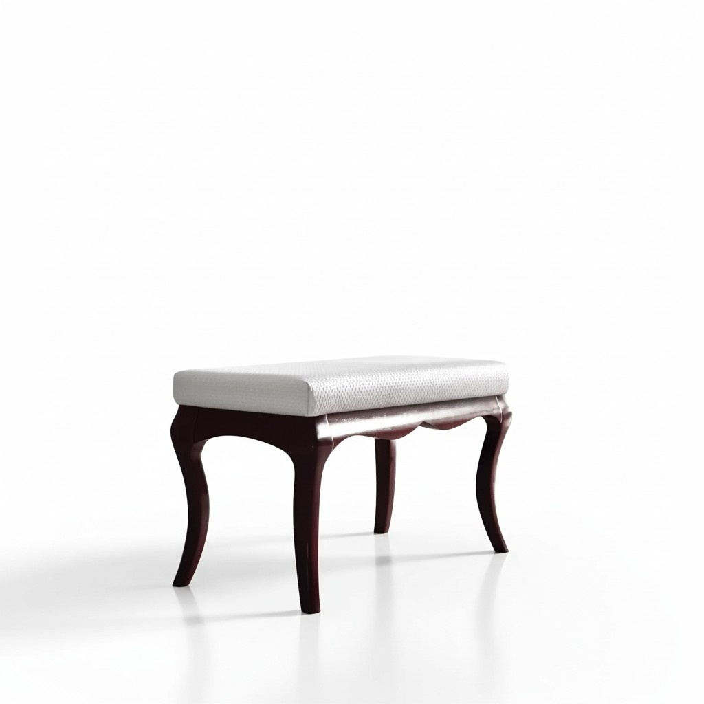 Stool Designer Luxury Upholstery Bench Seat Relax Antique Style